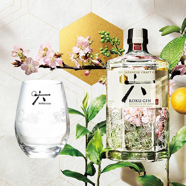 SUNTORY オリジナルグラス付き 六 ジン 優良配送 送料無料 SUNTORY オリジナルグラス付き 六 ジン 優良配送 送料無料