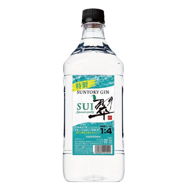 SUNTORY 翠ジン 1800 6本 送料無料 優良配送 サントリー SUNTORY 翠ジン 1800 6本 送料無料 優良配送 サントリー