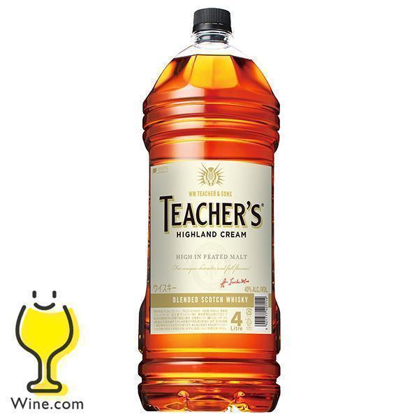 ティーチャーズ 4Lペット ウイスキー スコッチ 送料無料 優良