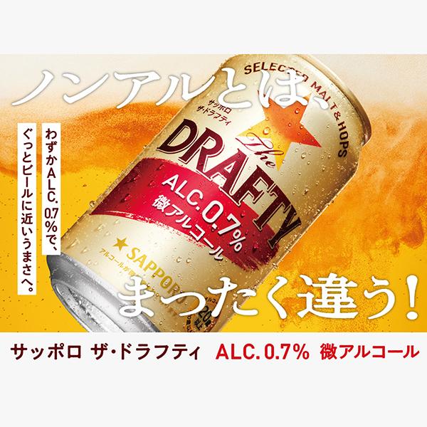 サッポロ（SAPPORO） ビールテイスト 微アルコール 0.7% 送料無料 ザ
