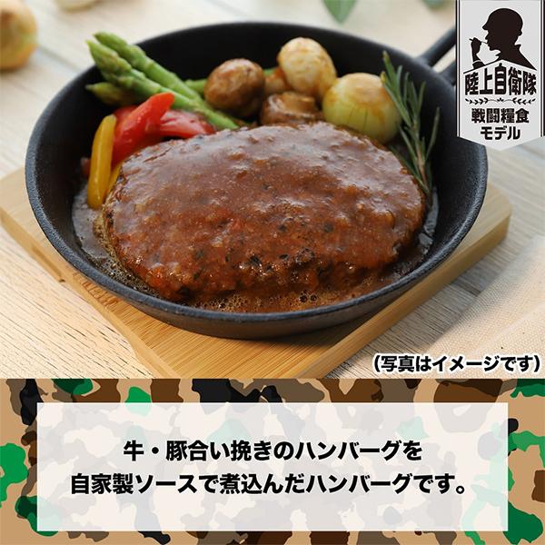 非常食セット 保存食 防災食 レトルト食品 飛脚ゆうパケット便発送 送料無料 日本ハム GL-BO 陸上自衛隊戦闘糧食モデル防災食 4品 グルメレターセット『NCP』｜wine-com｜05