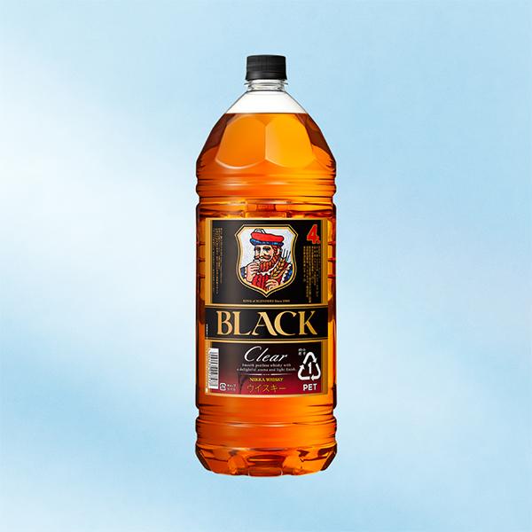 アサヒ（asahi） ブラックニッカ 4l 4本 洋酒 国産ウイスキー whisky 