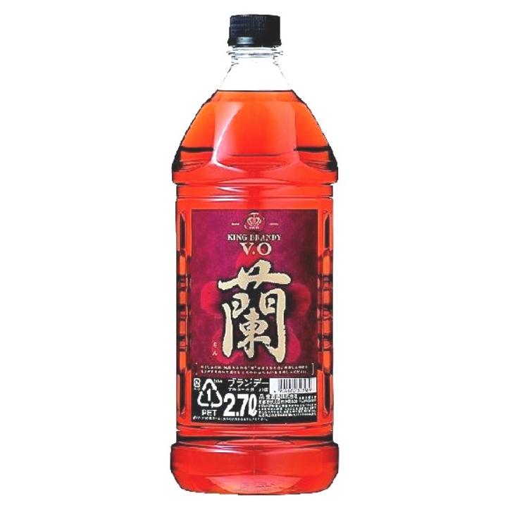 送料無料 宝 タカラ キングブランデー V.O 蘭(らん) 37度 2700ml（2.7L
