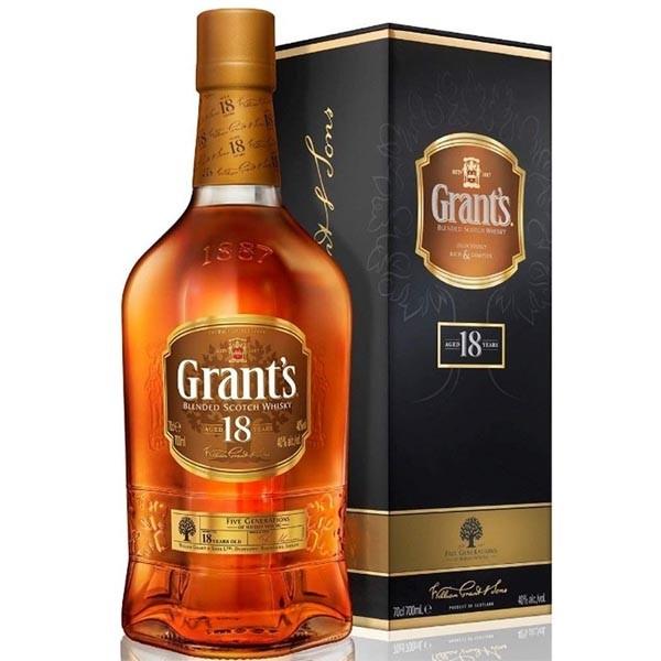 Grant's 18年ウイスキー 700ml　グランツ18年　古酒ウイスキー グランツ 18年 40度 700ml : ワイン.comビールチューハイのお店 - 通販