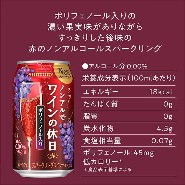 ー196 ノンアルでワインの休日 赤 白 ノンアルコール ワイン wine 送料