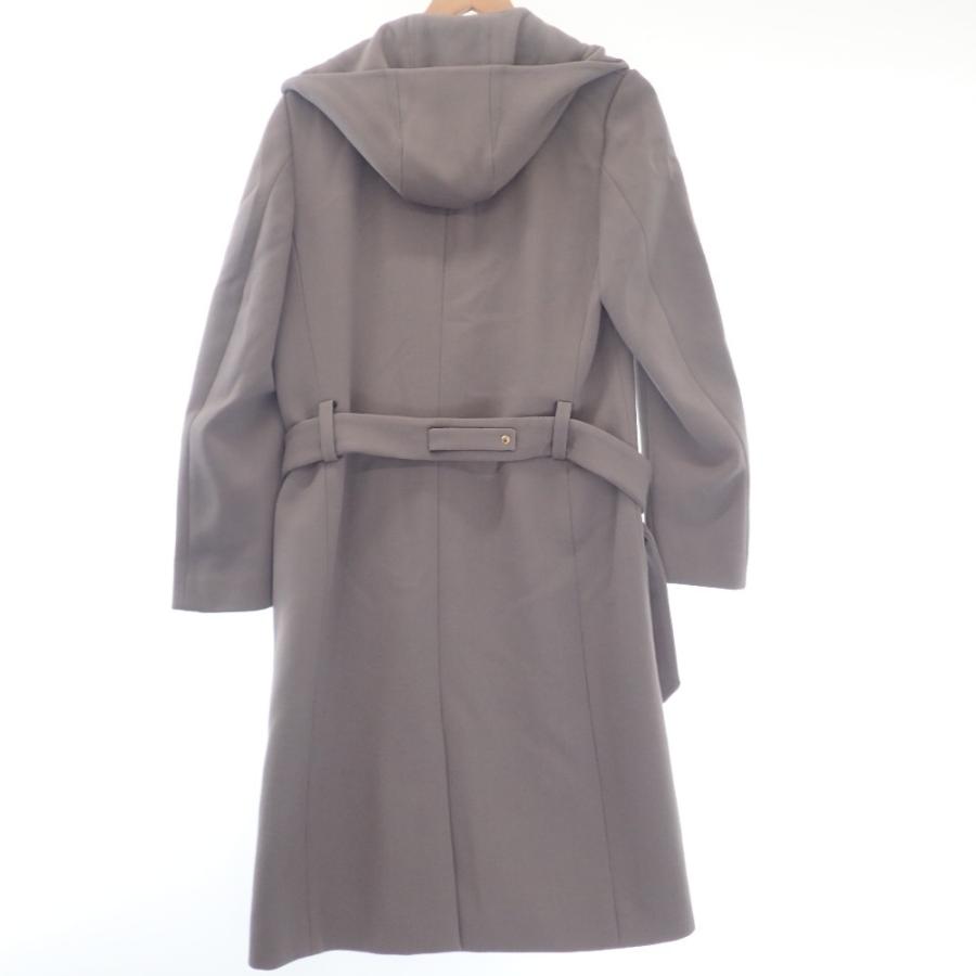 PaulSmithポールスミス 243208 739N MELTON HOODED LONG COAT ベルト付