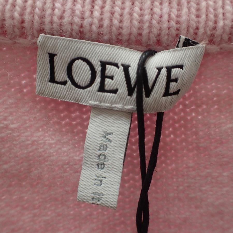 LOEWE 美品/国内正規 ロエベ H3299940SM カシミヤ混ウール ポロ ニット 