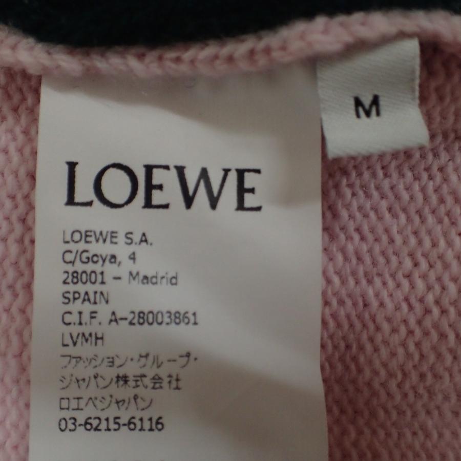 LOEWE 美品/国内正規 ロエベ H3299940SM カシミヤ混ウール ポロ ニット 