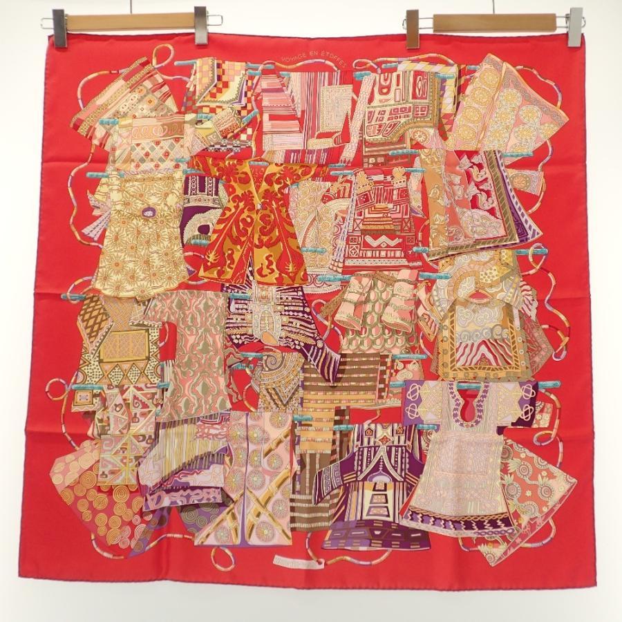 エルメス スカーフ Voyage en Etoffes 世界の布地を巡る旅 新品未使用/ HERMES エルメス VOYAGE EN ETOFFES 世界の布地を