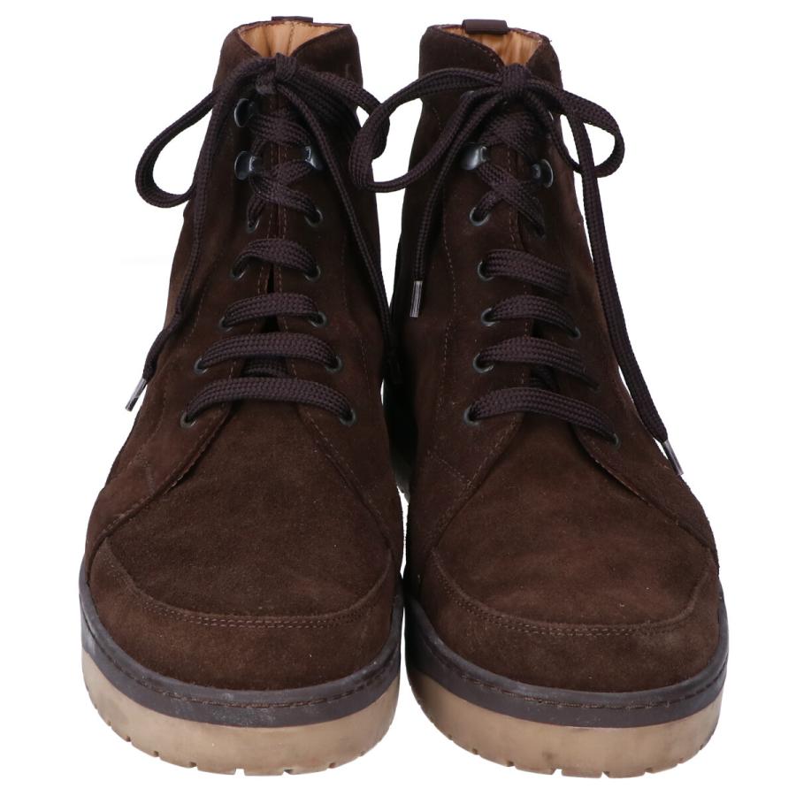 ルイ・ヴィトン ダークブラウン スエード ハイカットブーツ 【公式通販】