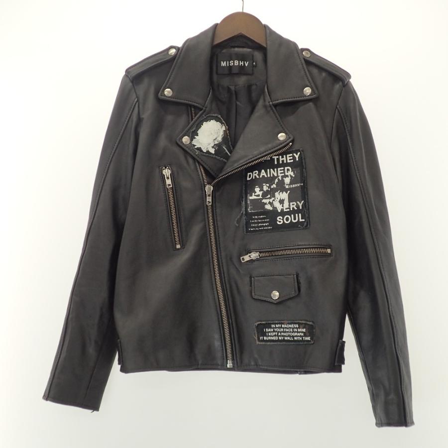 MISBHVミスビヘイブ レザー ダブルライダース ジャケット S MISBHVミスビヘイブ レザー ダブルライダース ジャケット S