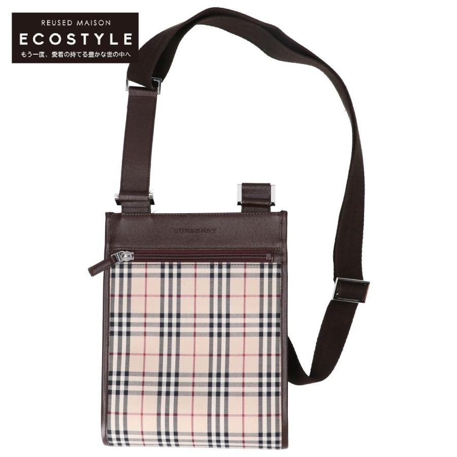 BURBERRY（バーバリー） ノバチェック/レザー スクエア ショルダー 