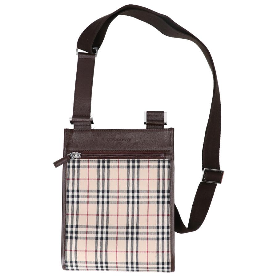 BURBERRY バーバリー ノバチェック/レザー スクエア ショルダー