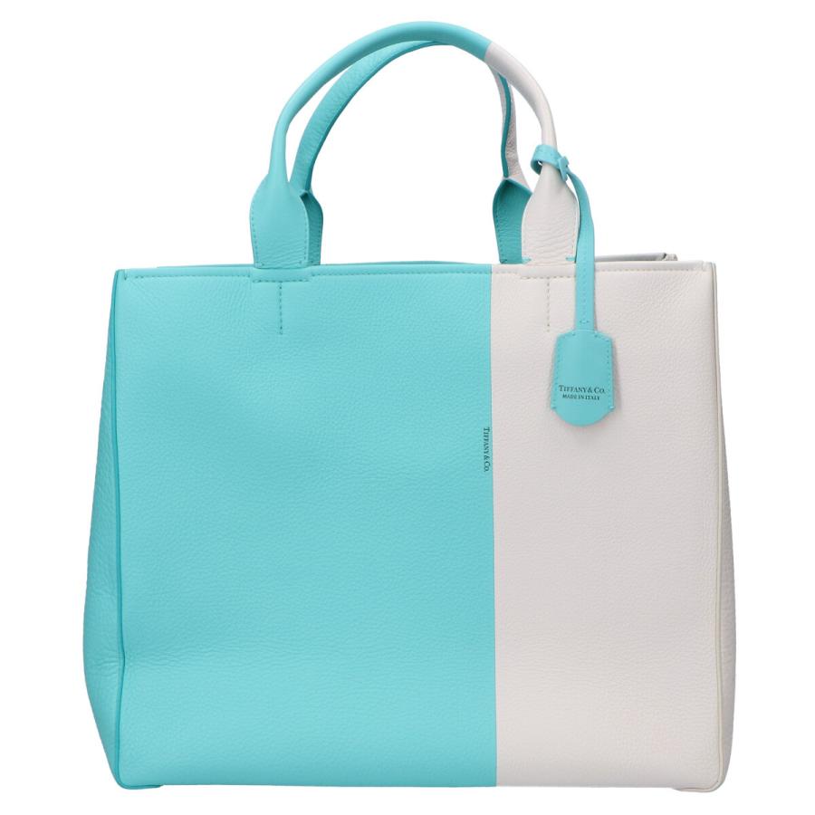 TIFFANY&Co. TIFFANY&Co. ティファニー バイカラー 2WAYトート TIFFANY&Co. TIFFANY&Co. ティファニー バイカラー 2WAYトート