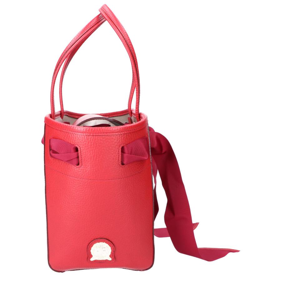 未使用✨A.D.M.J 定番◎トートバッグ シュリンクレザー 赤 A.D.M.J. Accessoires De Mademoiselle ADMJ シュリンクレザー コンク