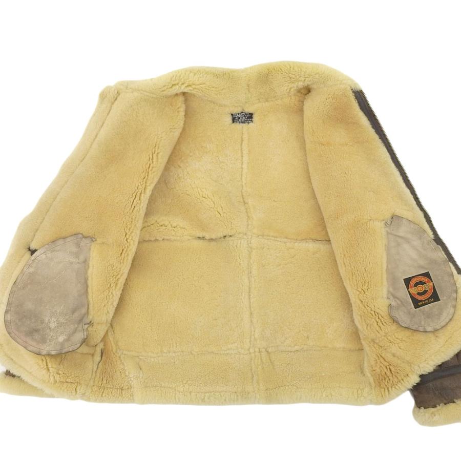 US.SHEEPSKIN B-3 ムートン フライト ジャケット　S U.S.SHEEPSKIN B-3 ムートンジャケットフライトジャケットS