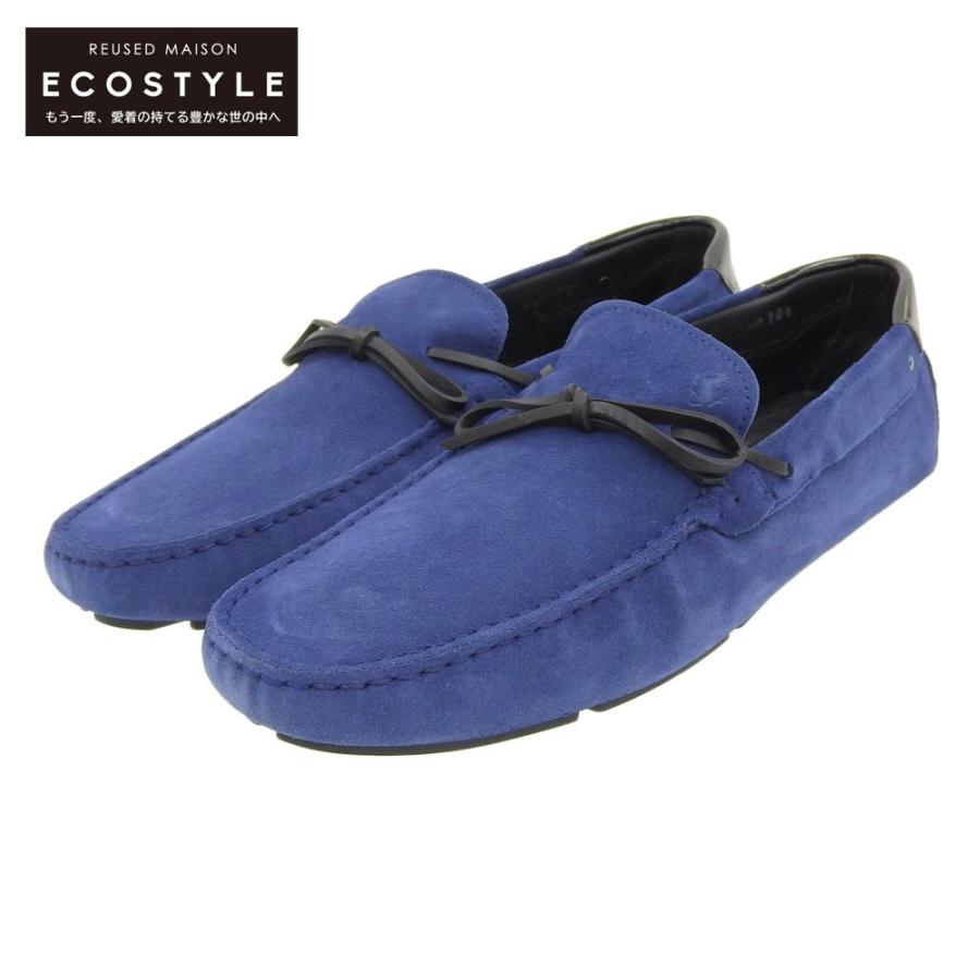 新品同様 Tods トッズ フェラーリ スウェード ドライビングシューズ メンズ ブルー 10 1 2 ブランドリユースショップエコスタイル 通販 Yahoo ショッピング