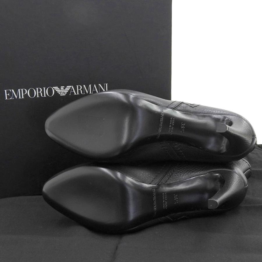 EMPORIO ARMANI エンポリオアルマーニ X3M045 サイドジップ レザー 