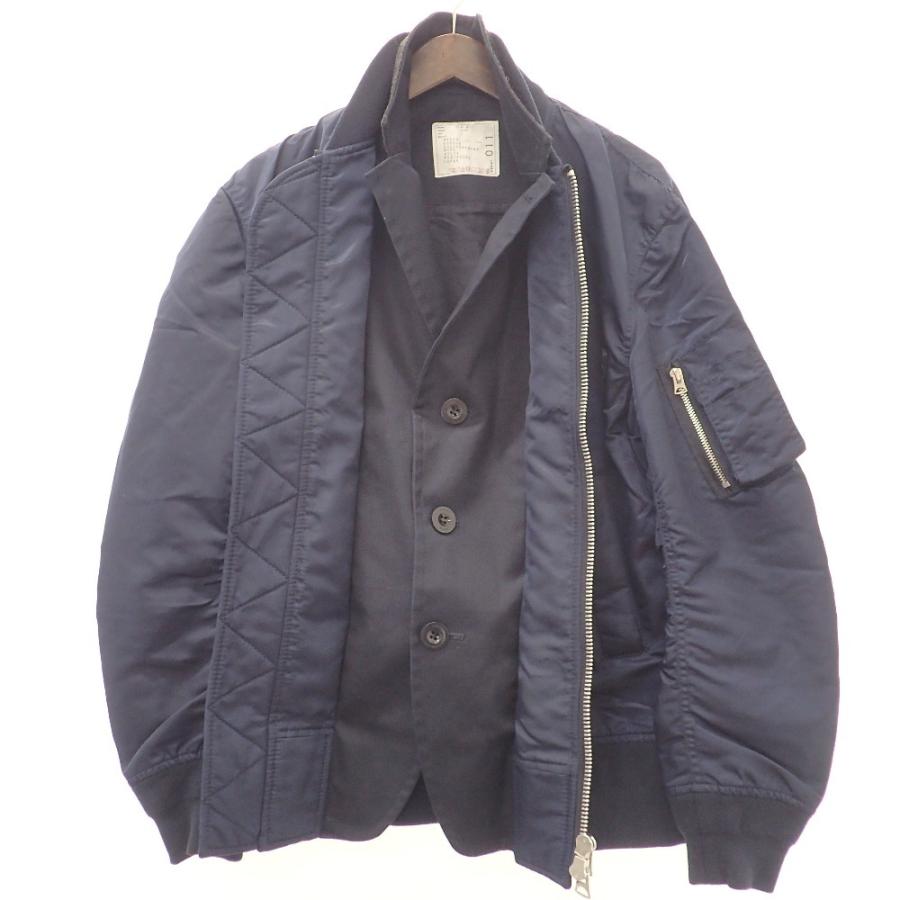 sacai サカイ SCM-011 MA-1 BLOUSON フライト ジャケット 2 sacai サカイ SCM-011 MA-1 BLOUSON フライト ジャケット 2