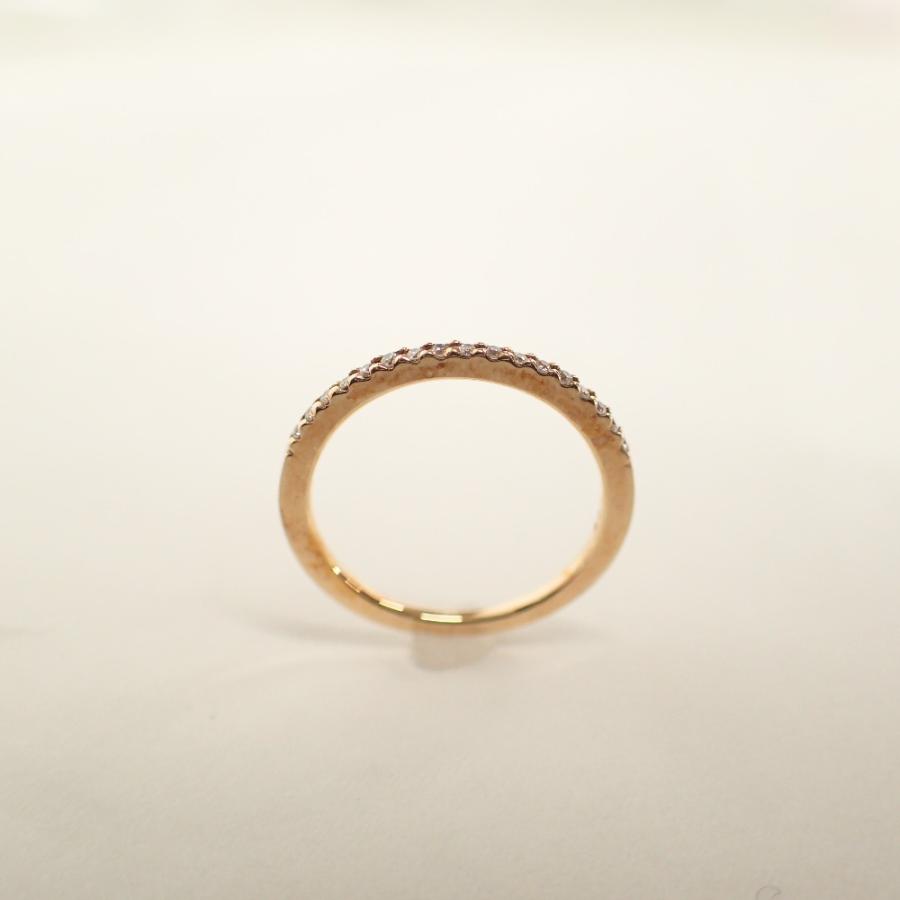 agete 美品 アガット K10 ダイヤモンド 0.05ct ハーフエタニティ agete 美品 アガット K10 ダイヤモンド 0.05ct ハーフエタニティ