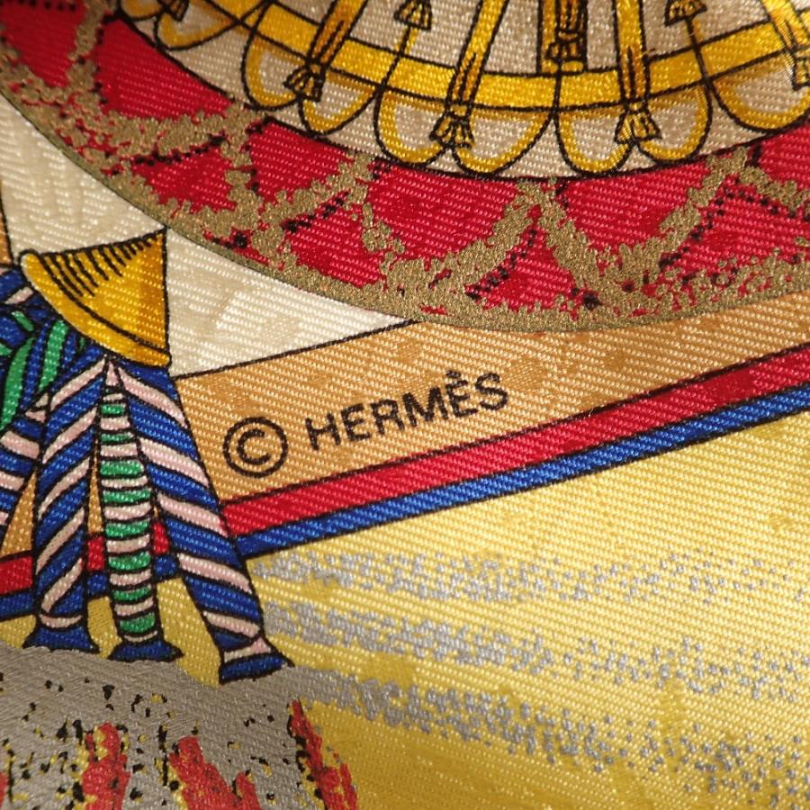 エルメス カレ 90 FEUXDARTIFICE 技巧の炎 スカーフ レディース