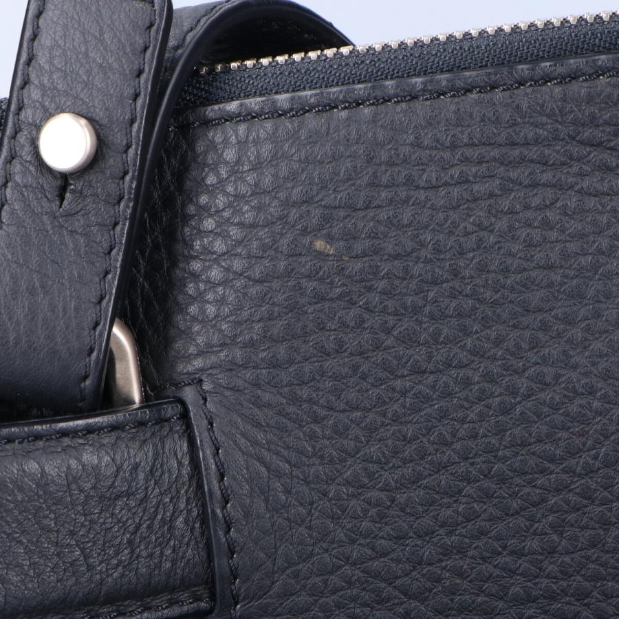 Ermenegildo Zegna エルメネジルドゼニア レザー ダブル クロス