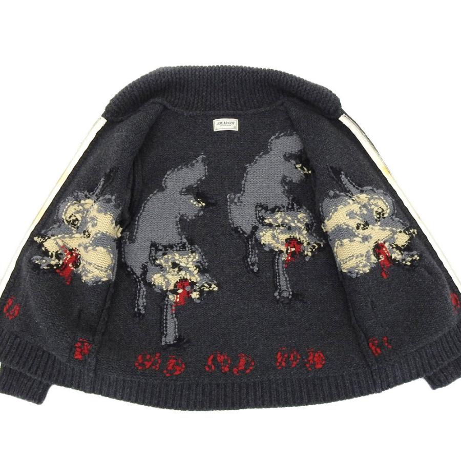 美品 JOE MCCOY ジョーマッコイ ウルフ カウチンニット セーター 美品 JOE MCCOY ジョーマッコイ ウルフ カウチンニット セーター