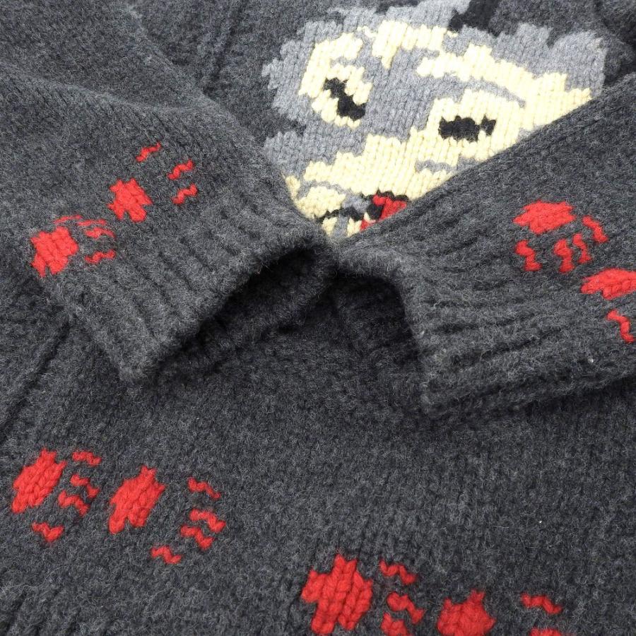 美品 JOE MCCOY ジョーマッコイ ウルフ カウチンニット セーター  