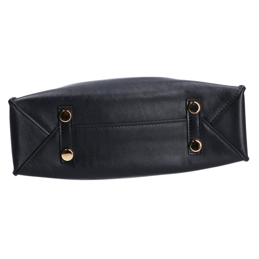 sacai ニューショッパー　バッグ トート レザー 黒 ハンドバッグ　ロゴ New Shopper Bag Medium | sacai Official Store サカイ