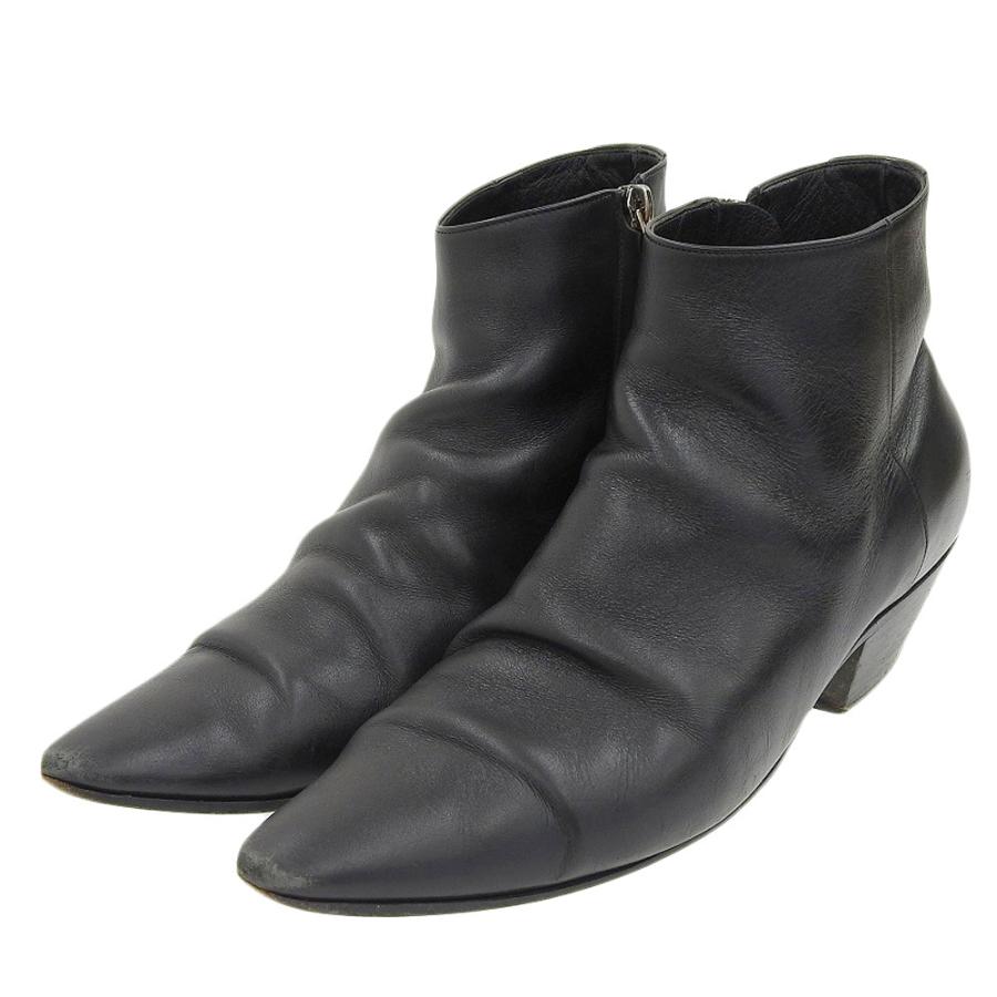 SAINT LAURENT PARIS サンローランパリ サイドジップブーツ ショート