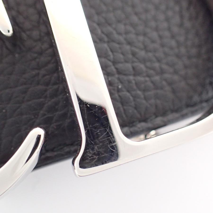Christian Dior クリスチャンディオール CDバックル グレインカーフ