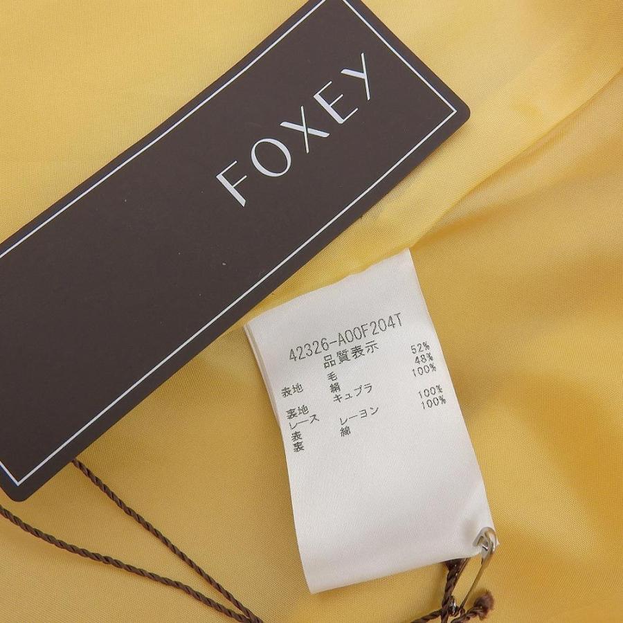FOXEY 未使用 フォクシー Claudette dress シルクウール FOXEY 未使用 フォクシー Claudette dress シルクウール