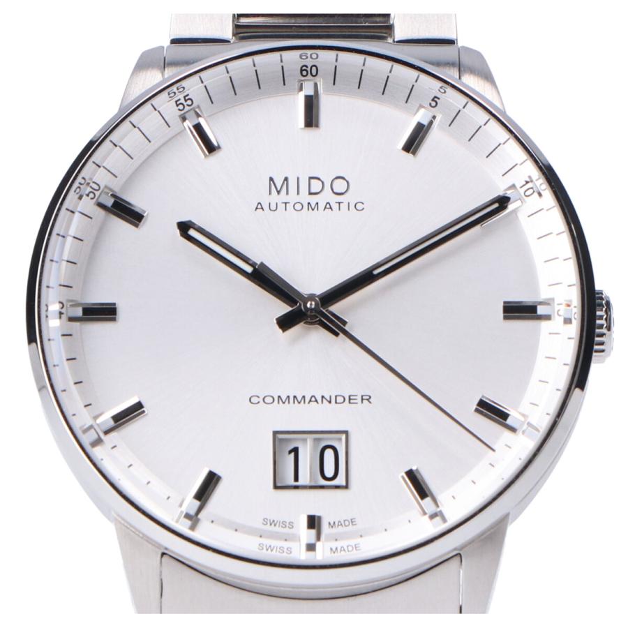 ミド Commander 自動巻き時計 シルバー ミド Commander 自動巻き時計 シルバー
