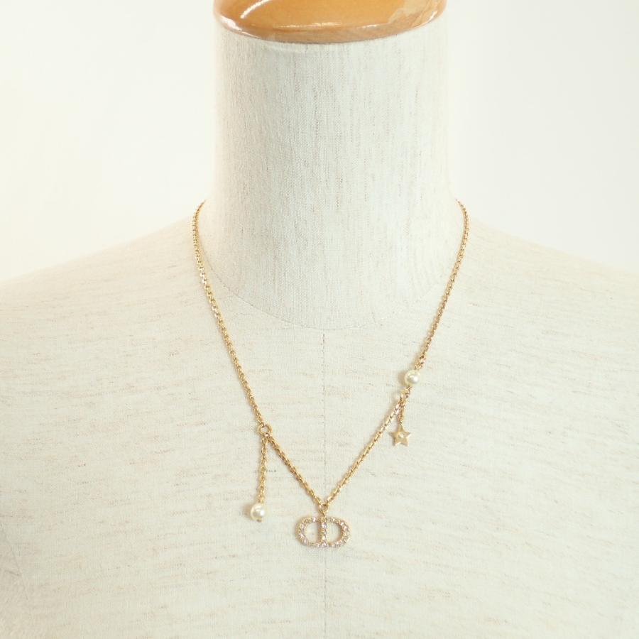 美品/ Christian Dior クリスチャンディオール PETIT CD ネックレス