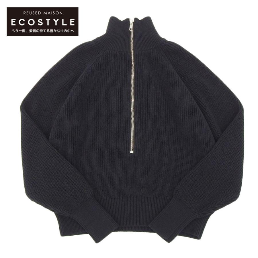 美品 BATONER バトナー 「Half Zip Ficsherman Knit」 L'ECHOPPE