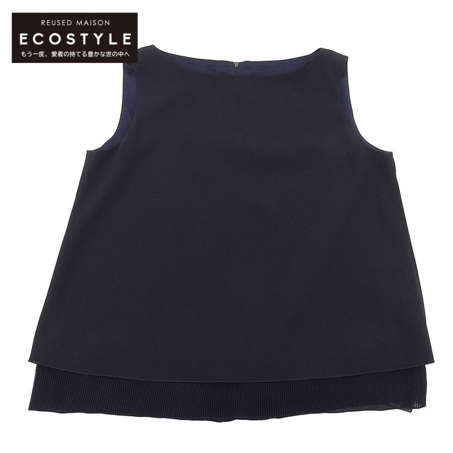 美品 FOXEY NEW YORK フォクシーニューヨーク TOP PETIT PLISSE 