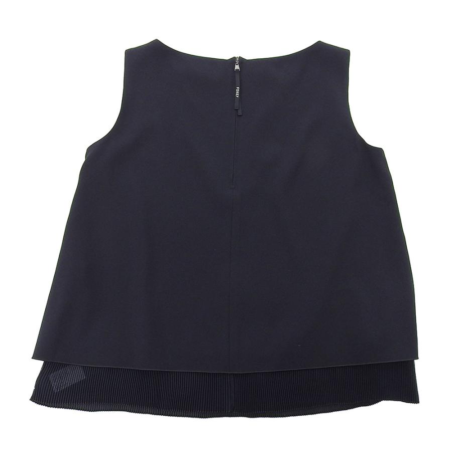 美品 FOXEY NEW YORK フォクシーニューヨーク TOP PETIT PLISSE 