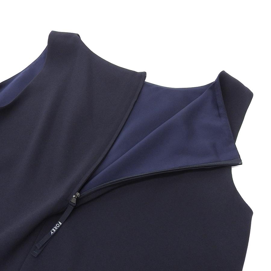 美品 FOXEY NEW YORK フォクシーニューヨーク TOP PETIT PLISSE 