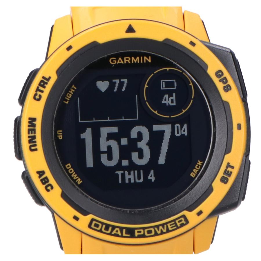 GARMIN INSTINCT スマートウォッチ イエロー GARMIN INSTINCT スマート