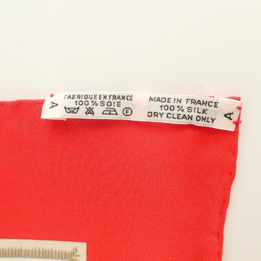 美品/ HERMES エルメス Caraibes カリブ カレ90 シルク100％ スカーフ
