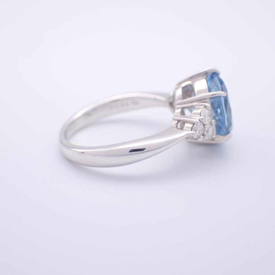 MIKIMOTO（ミキモト） Pt950 2.63Ct アクアマリン/D0.21Ct