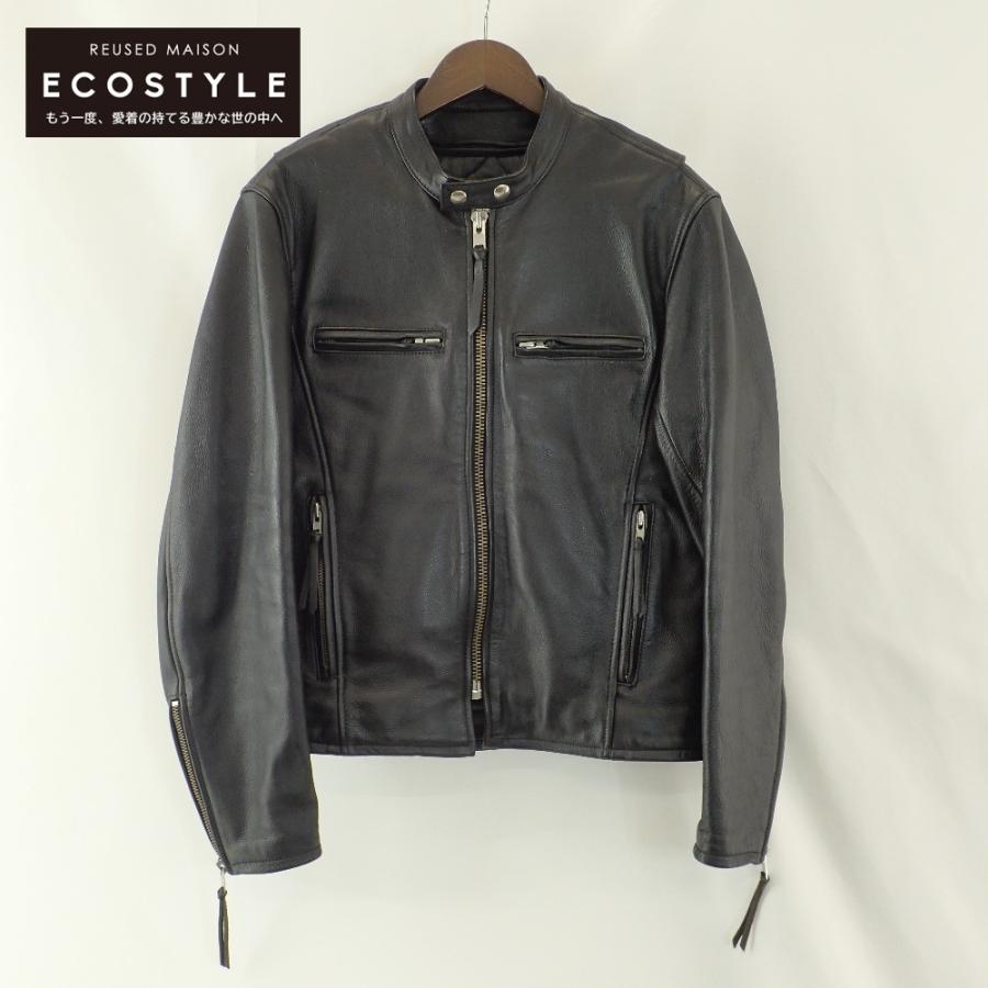 美品/ KADOYA カドヤ MVS-F 中綿入りライナー付 カーフレザー シングル 