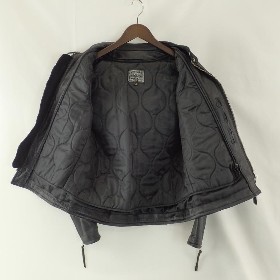 美品/ KADOYA カドヤ MVS-F 中綿入りライナー付 カーフレザー シングル