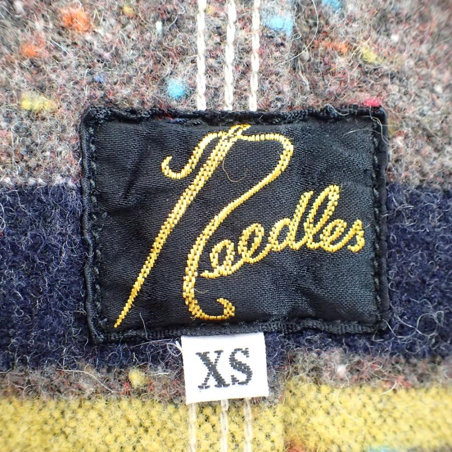 NEEDLES ニードルズ デニム 裏地ウールボーダー 作務衣 コート NEEDLES ニードルズ デニム 裏地ウールボーダー 作務衣 コート
