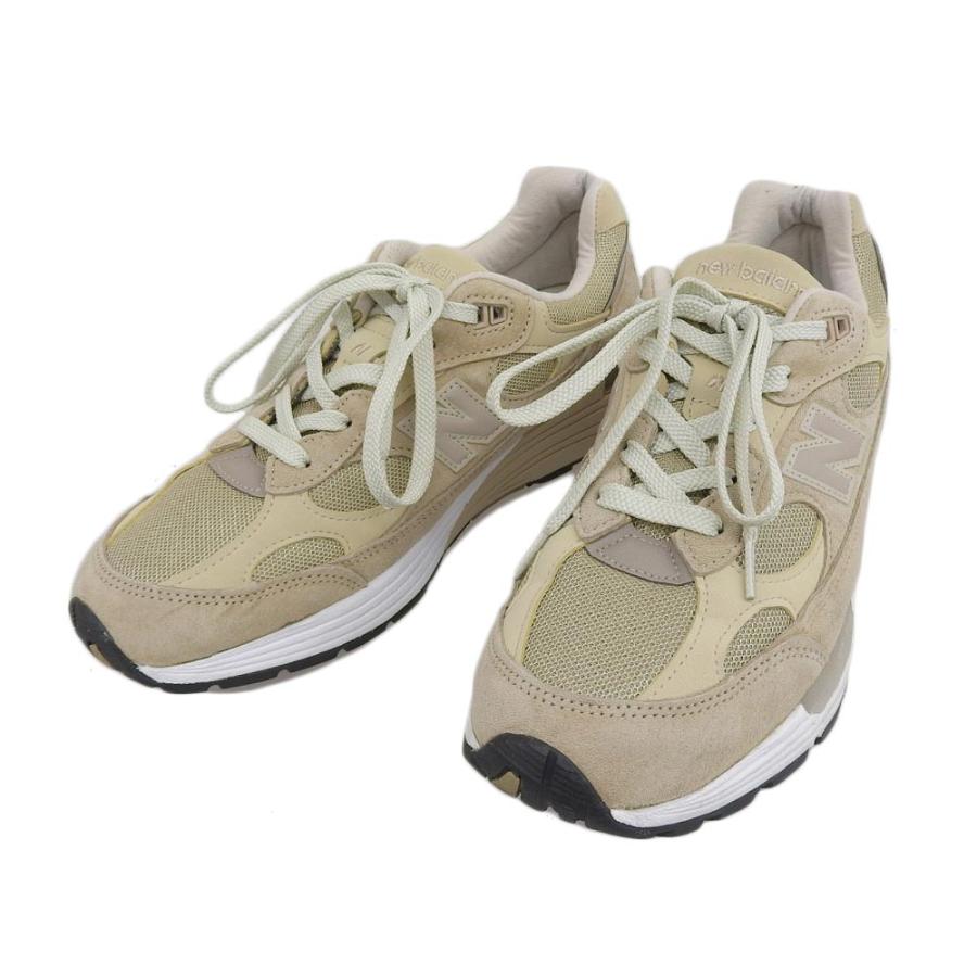 美品 New Balance ニューバランス TAN ローカット スニーカー シューズ 