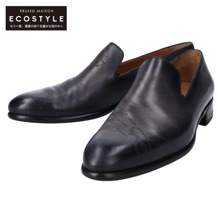 美品/ Berluti ベルルッティ カーシヴ ガレ カーフレザー 美品/ Berluti ベルルッティ カーシヴ ガレ カーフレザー