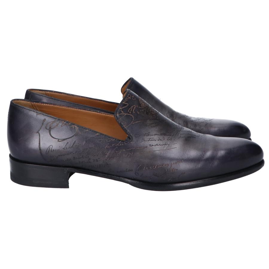 美品/ Berluti ベルルッティ カーシヴ ガレ カーフレザー 美品/ Berluti ベルルッティ カーシヴ ガレ カーフレザー