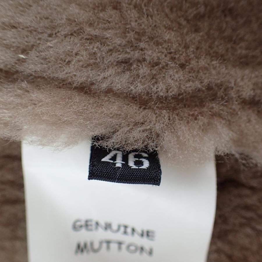 EMMETI エンメティー ANTONIO ムートン トレンチ コート 46 ベージュ