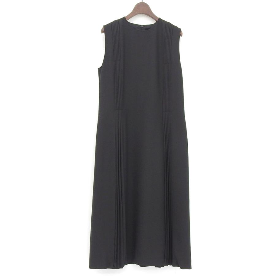 JIL SANDER　プリーツハーフスリーブワンピース JIL SANDER（ジルサンダー） 美品 ノースリーブ プリーツデザイン