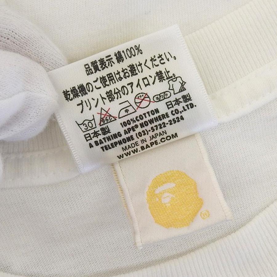 訳あり！！クロムハーツ×エイプ　APE BAPE サイズM 白 楽天市場】A BATHING APE アベイシングエイプ CHROME HEARTS クロム